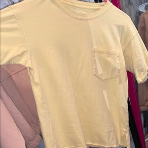 american eagle yellow top